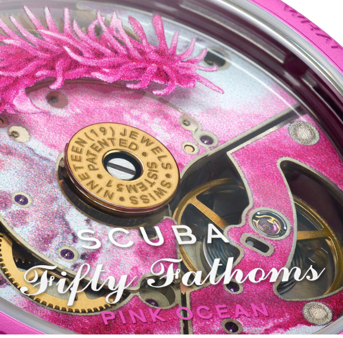 Blancpain x Swatch Scuba Fifty Fathoms Pink Ocean
