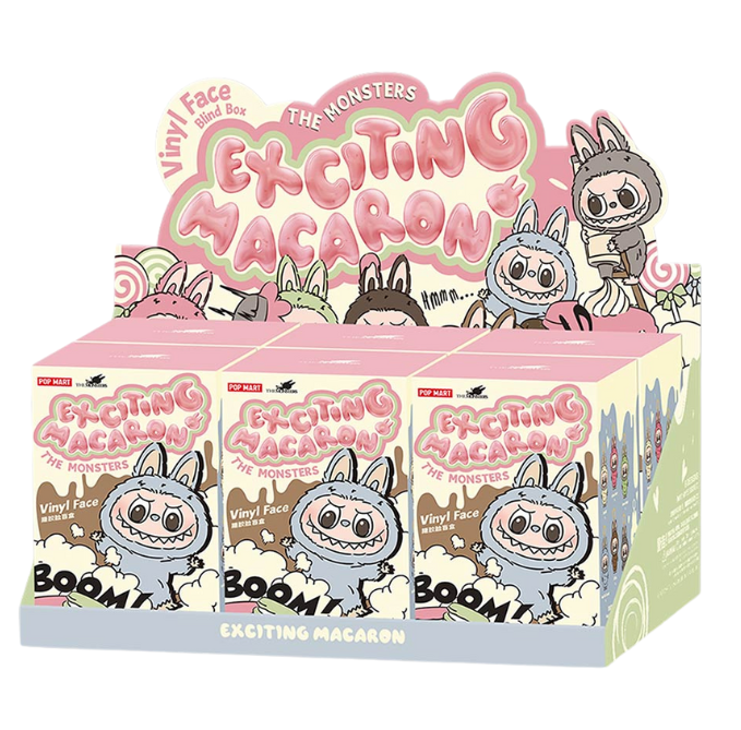 Pop Mart Labubu The Monsters Exciting Macaron Vinyl Face Sealed Case (6 Blind Boxes)