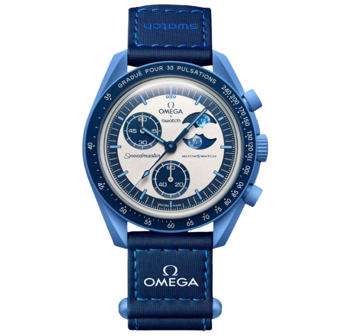 Swatch x Omega Bioceramic Moonswatch Mission to the Super Blue Moonphase