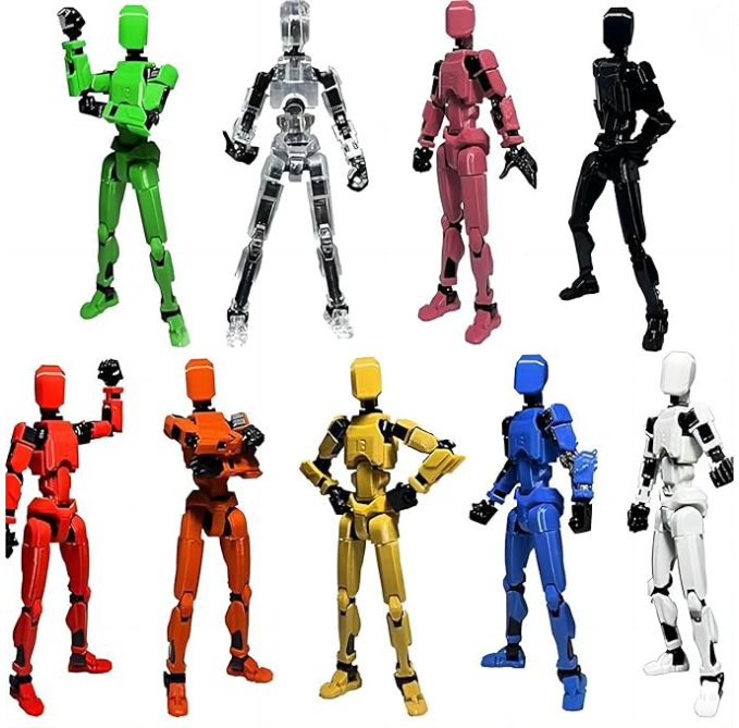 Xmxioi 6PCS t13 Action Figure