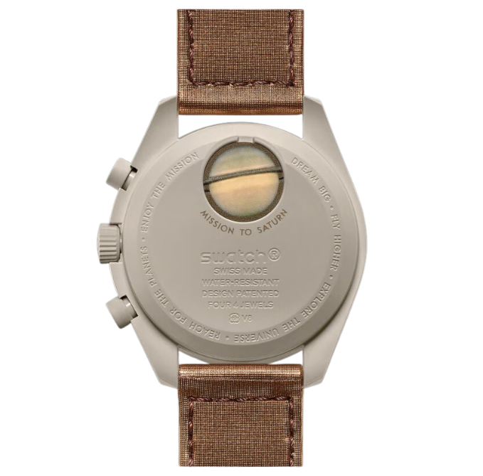 Swatch x Omega Bioceramic Moonswatch Mission to Saturn