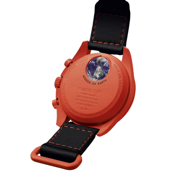 Swatch x Omega Bioceramic Moonswatch Mission On Earth Lava