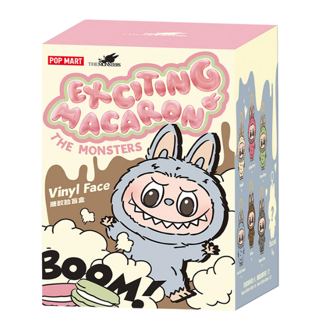 Pop Mart Labubu The Monsters Exciting Macaron Vinyl Face Sealed Case (6 Blind Boxes)