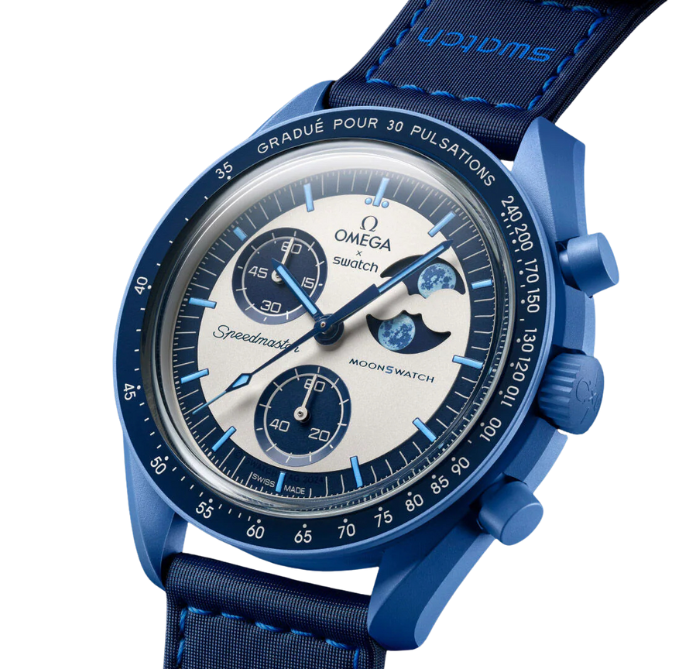 Swatch x Omega Bioceramic Moonswatch Mission to the Super Blue Moonphase