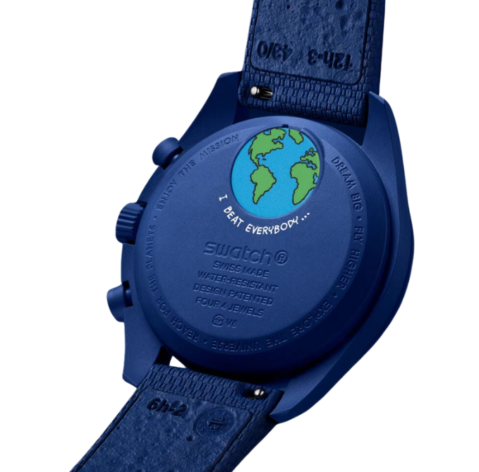 Swatch x Omega Bioceramic Moonswatch Mission To Earthphase Moonshine Gold Snoopy