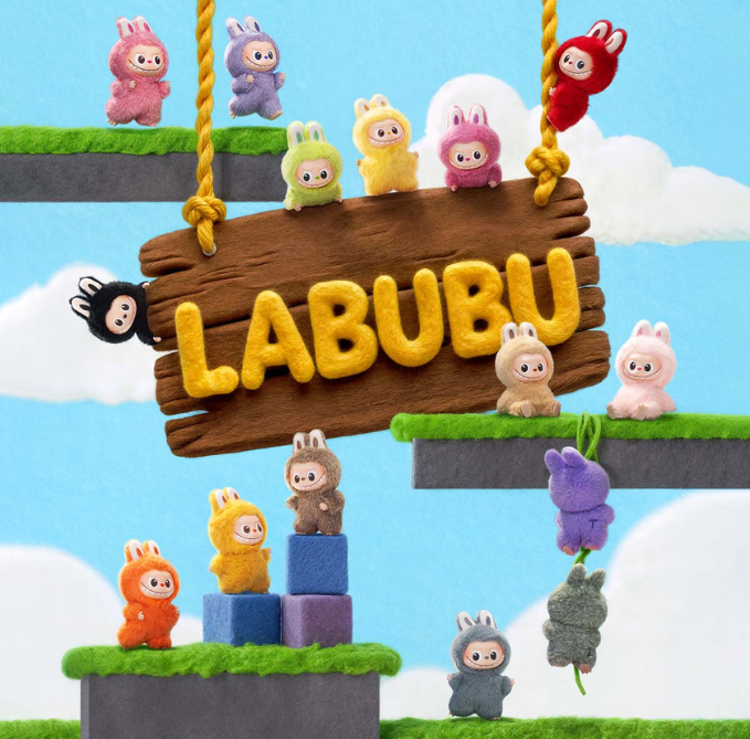 Pop Mart Labubu The Monsters Pin for Love Series Vinyl Plush Pendant (N-Z) Sealed Case (14 Blind Box)