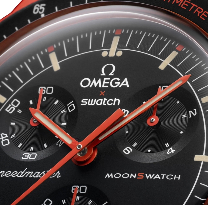 Swatch x Omega Bioceramic Moonswatch Mission On Earth Lava