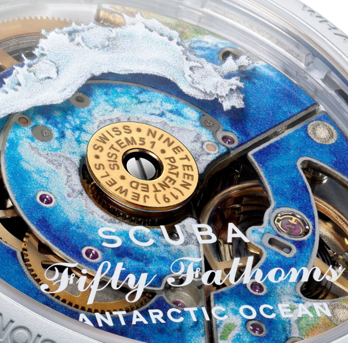 Blancpain x Swatch Scuba Fifty Fathoms Antarctic Ocean