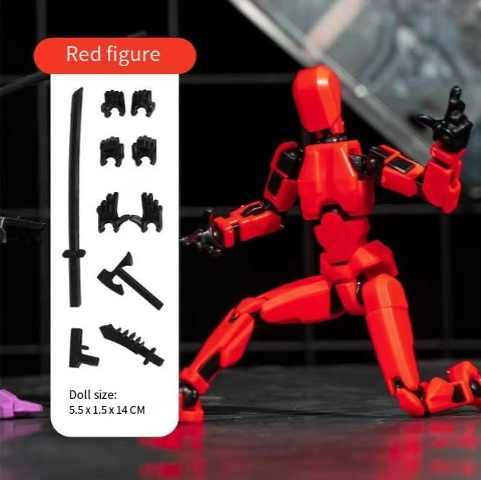 Xmxioi 6PCS t13 Action Figure