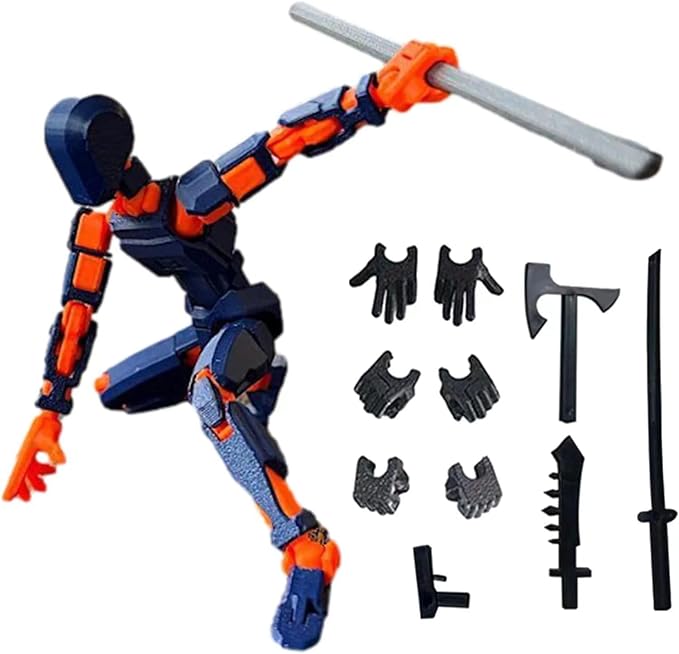 Xmxioi 6PCS t13 Action Figure