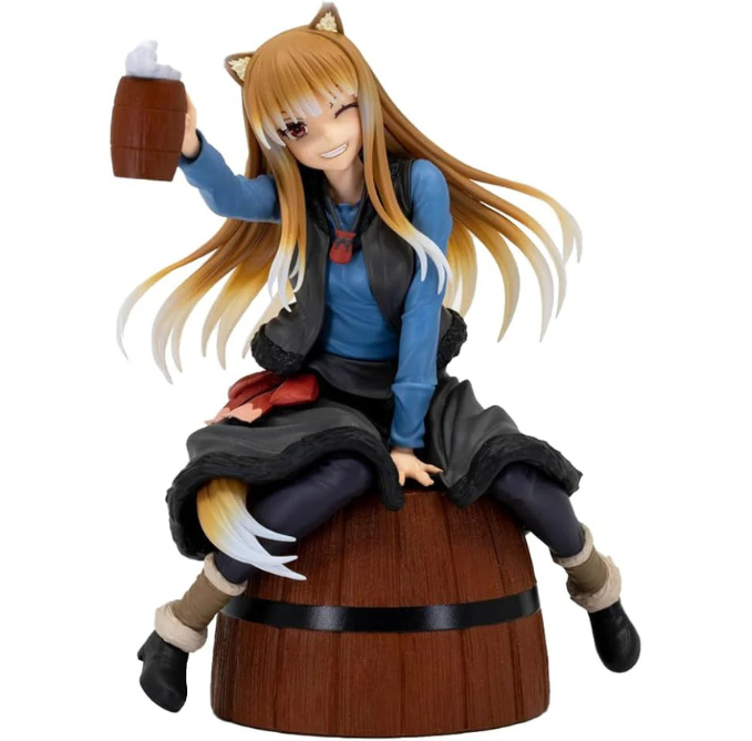 Anime Girl Sitting Figure