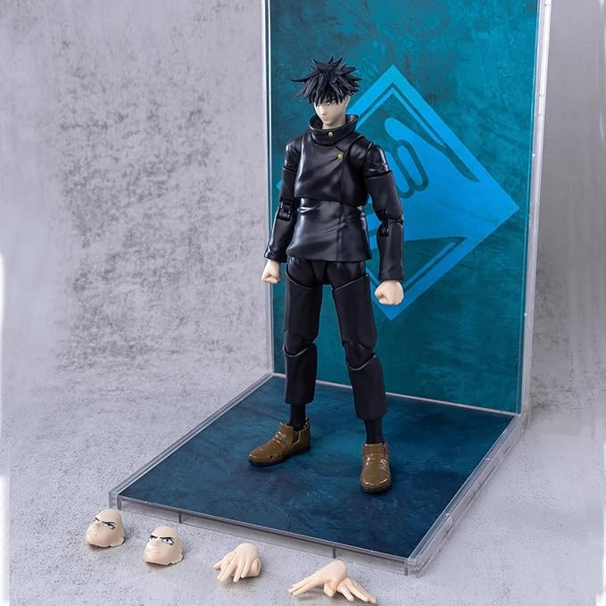 Anime Figure Statues Movable Interchangeable Face Action Figurine