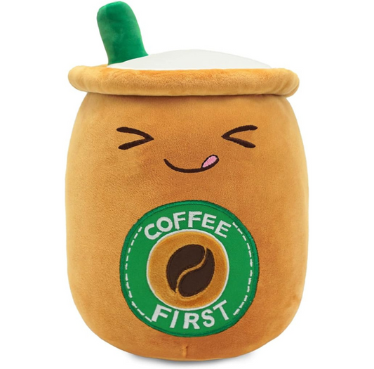 Cute Boba Plush Coffee Cafe
