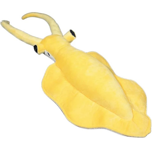 Realistic Necker Shrimp Plush Toy-Yellow 16.93