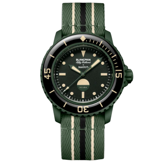 Blancpain x Swatch Scuba Fifty Fathoms Green Abyss
