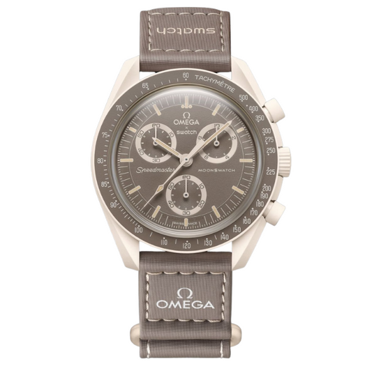 Swatch x Omega Bioceramic Moonswatch Mission On Earth Desert