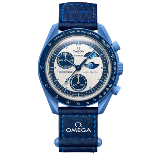 Swatch x Omega Bioceramic Moonswatch Mission to the Super Blue Moonphase