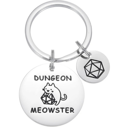 DND Jewelry Keychain, Stainless Steel
