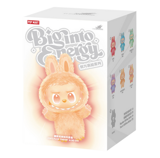 Pop Mart Labubu The Monsters Big into Energy Series Vinyl Plush Pendant Sealed Case (6 Blind Box)