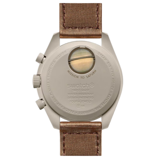 Swatch x Omega Bioceramic Moonswatch Mission to Saturn