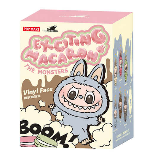 Pop Mart Labubu The Monsters Exciting Macaron Vinyl Face Sealed Case (6 Blind Boxes)