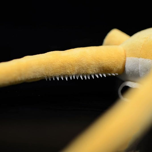 Realistic Necker Shrimp Plush Toy-Yellow 16.93