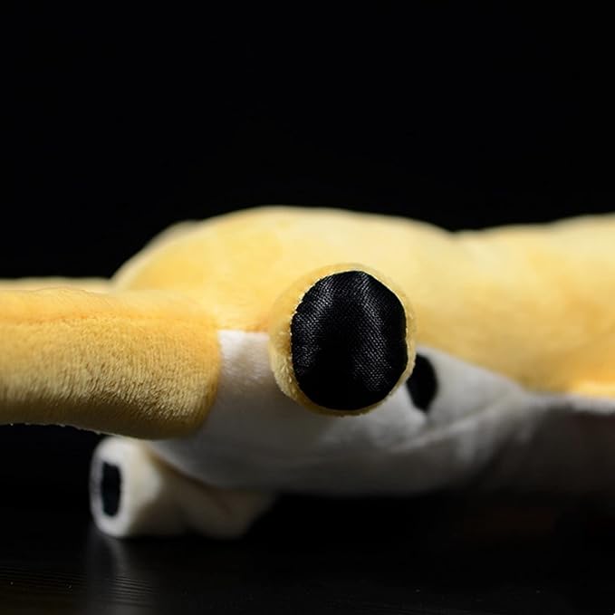 Realistic Necker Shrimp Plush Toy-Yellow 16.93